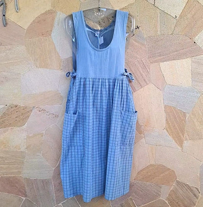 Vestido Vintage CGC Jeans Jardineira