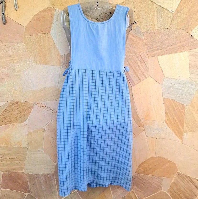 Vestido Vintage CGC Jeans Jardineira