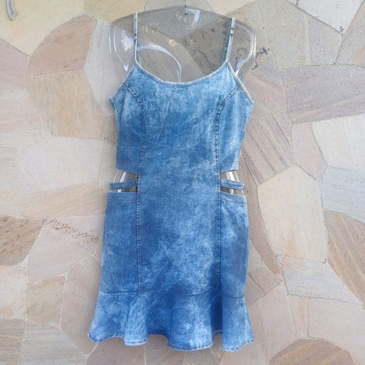 Vestido Italiano Slip Dress Jeans