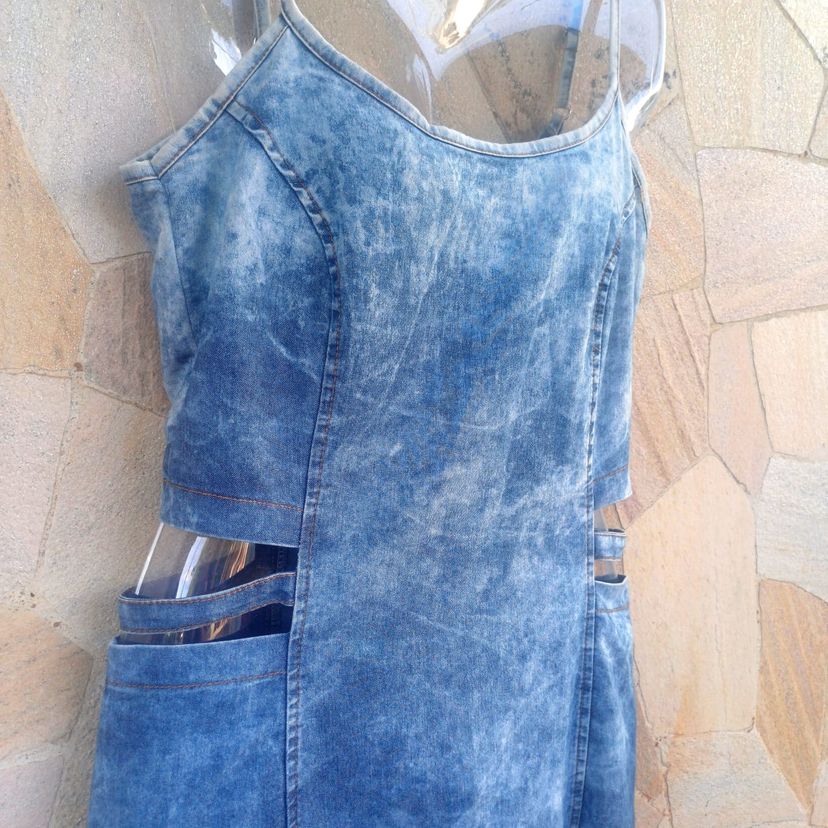 Vestido Italiano Slip Dress Jeans