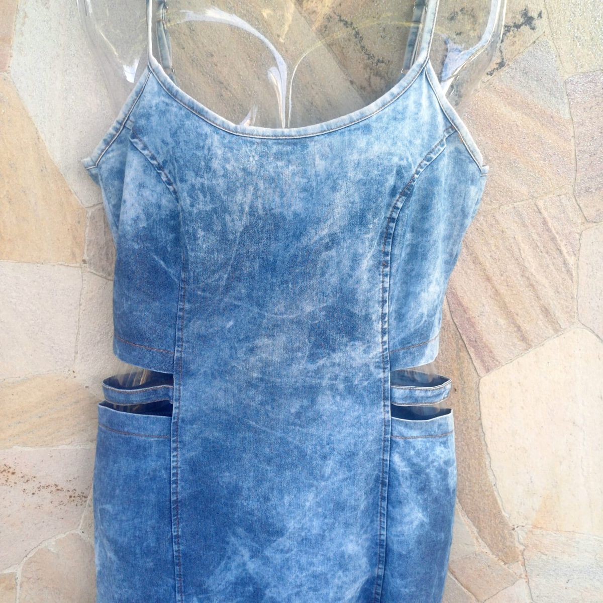 Vestido Italiano Slip Dress Jeans