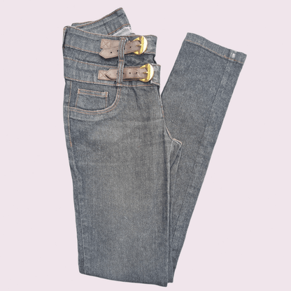 Calça Lança Perfume Slim Cintura Média Jeans Feminino (Tamanho 36/38)