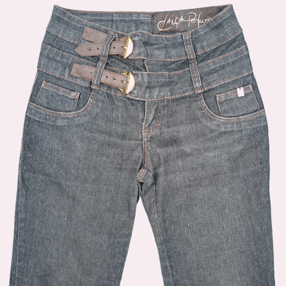 Calça Lança Perfume Slim Cintura Média Jeans Feminino (Tamanho 36/38)