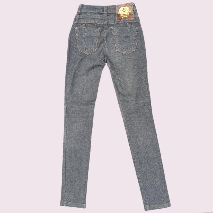 Calça Lança Perfume Slim Cintura Média Jeans Feminino (Tamanho 36/38)