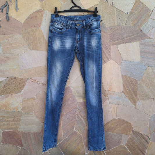 Calça Jeans Slim Gang Cintura Baixa/Regular Feminina (Tamanho 38)