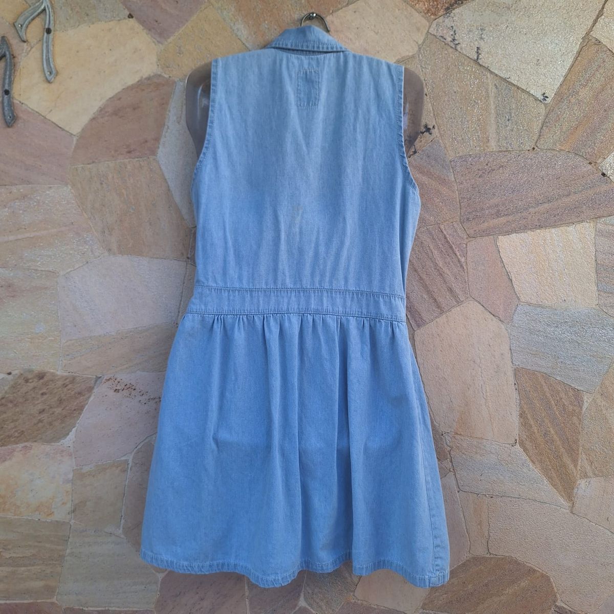 Vestido Jeans Acinturado CGC Vintage anos 90